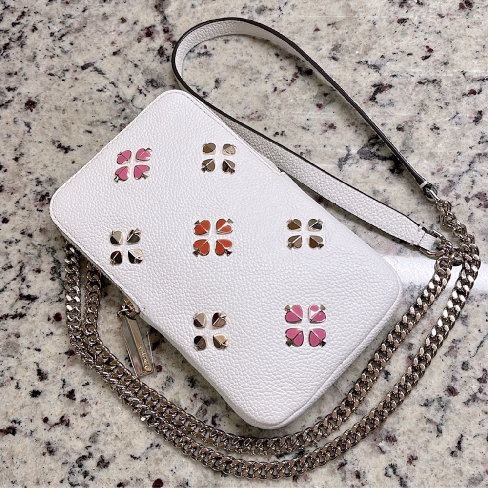 Kate Spade Leather Embellished Margaux
Phone Crossbody Bag EUC